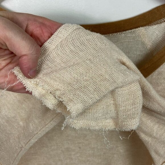 Free People Weekend Layering Top Tea Size XS Brown Revolve Lightweight Bohemian - Picture 8 of 10